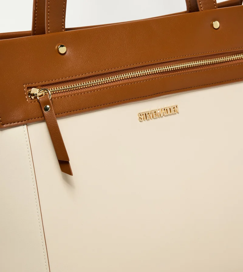 STEVE MADDEN WHITE Steve madden minimalist women's brown tote bag for Women | Best Price UAE